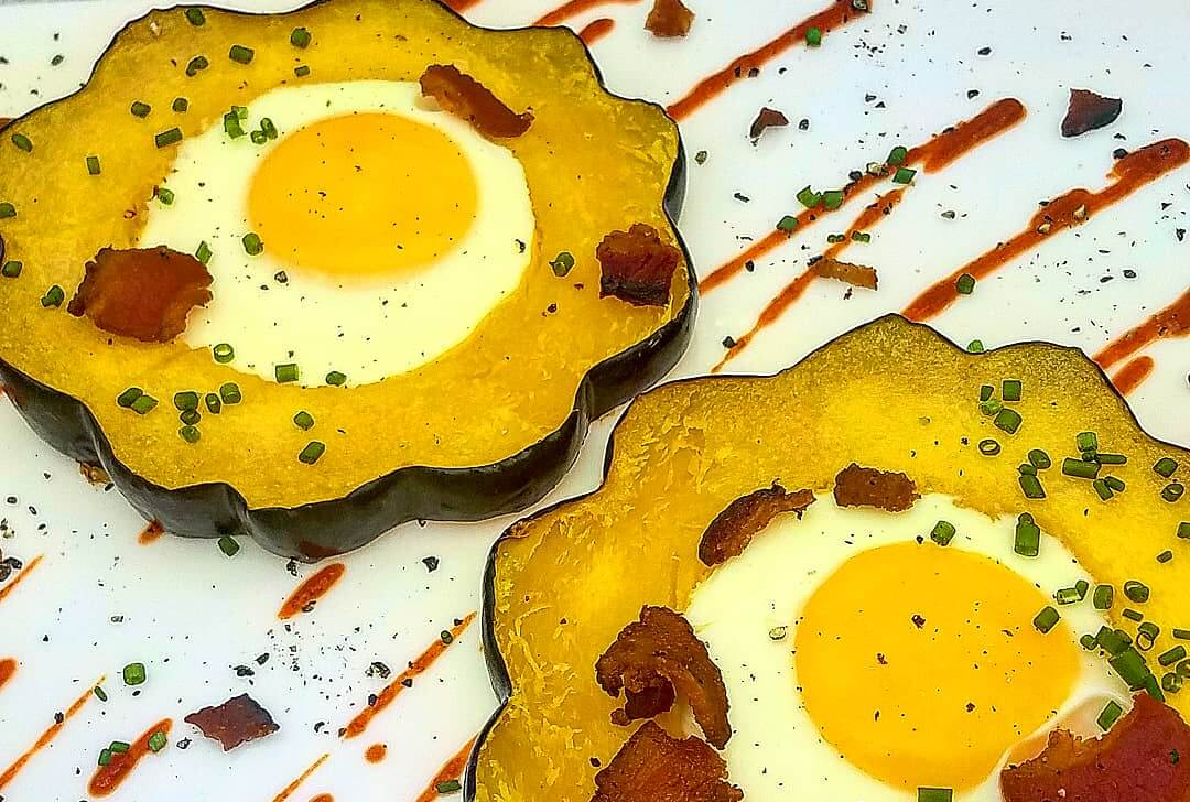 Acorn Squash and Eggs Breakfast