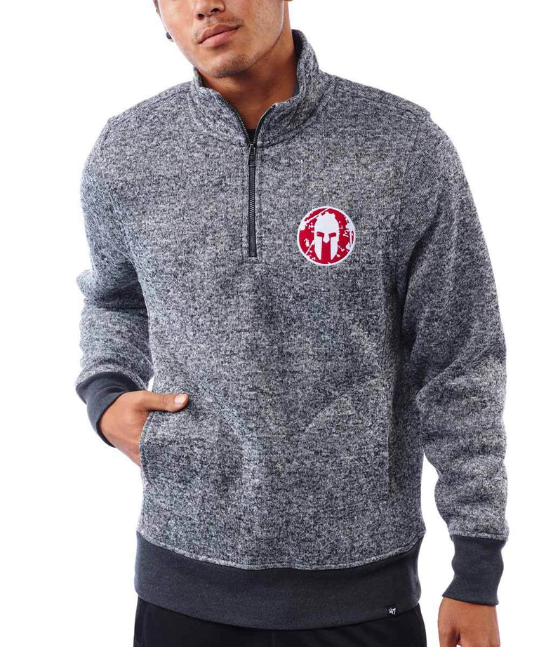 47 Brand SPARTAN '47 Encore Kodiak 1/4 Zip - Men's Charcoal S