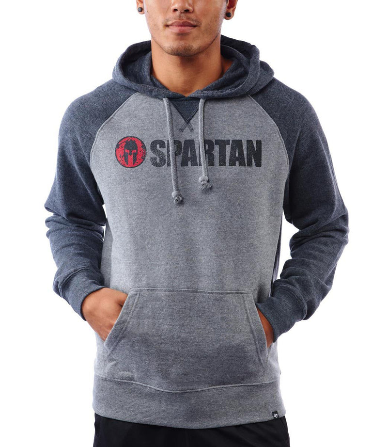 47 Brand SPARTAN '47 Match Raglan Hood - Men's Vintage Gray S
