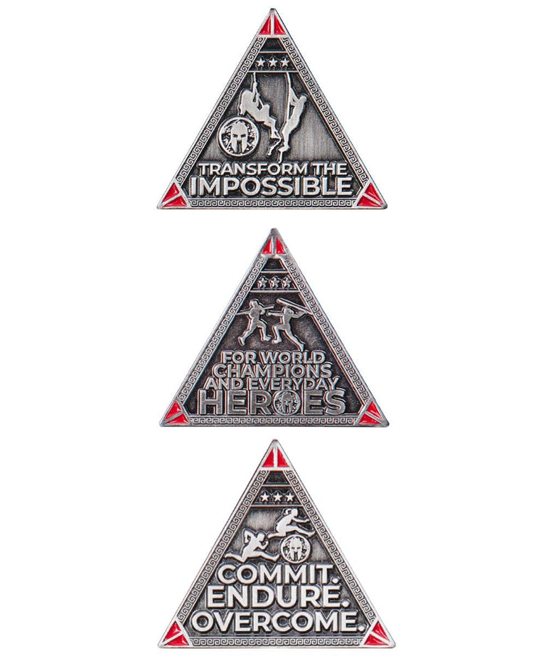 Spartan Race Shop SPARTAN Motivation Delta Icons - 3 Pack