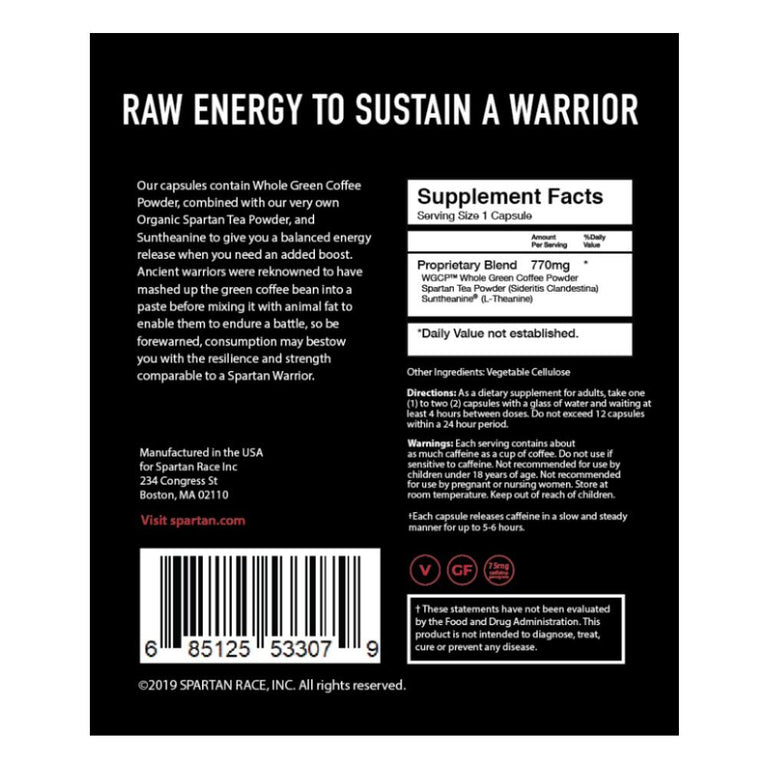 SPARTAN Energy Capsules - Pack of 2