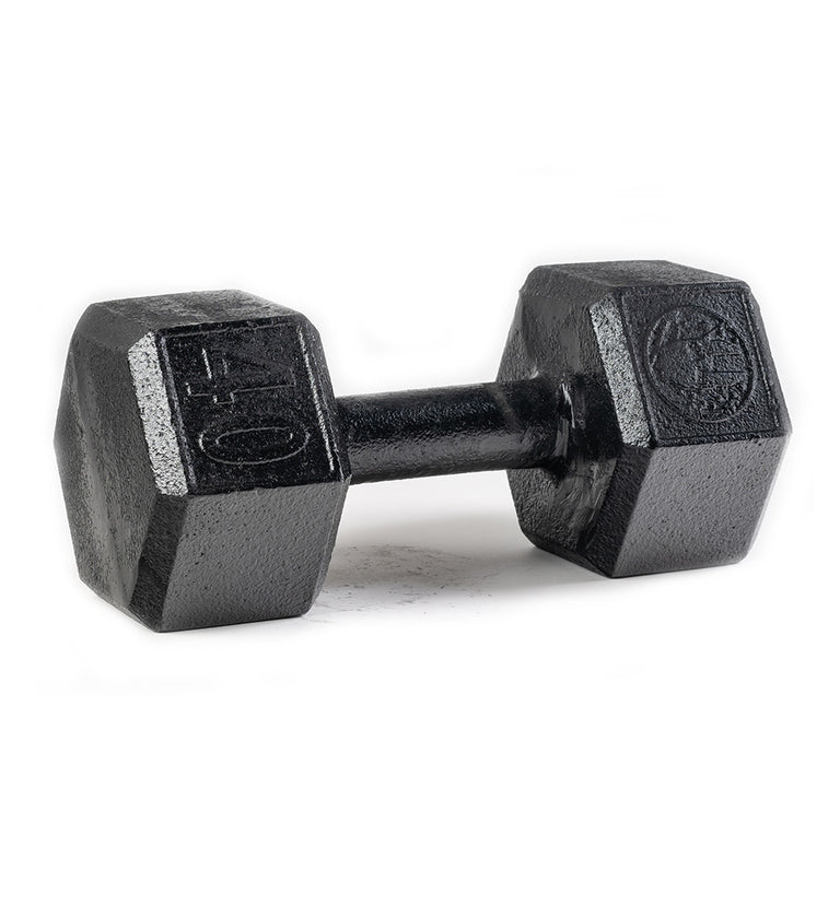 ENHANCED SPARTAN Hex Steel Dumbbell