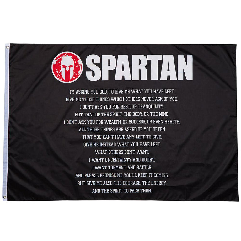 Spartan Race Shop SPARTAN Prayer Flag