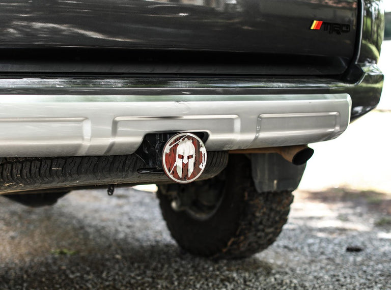 SPARTAN Helmet Trailer Hitch - Weathered Red