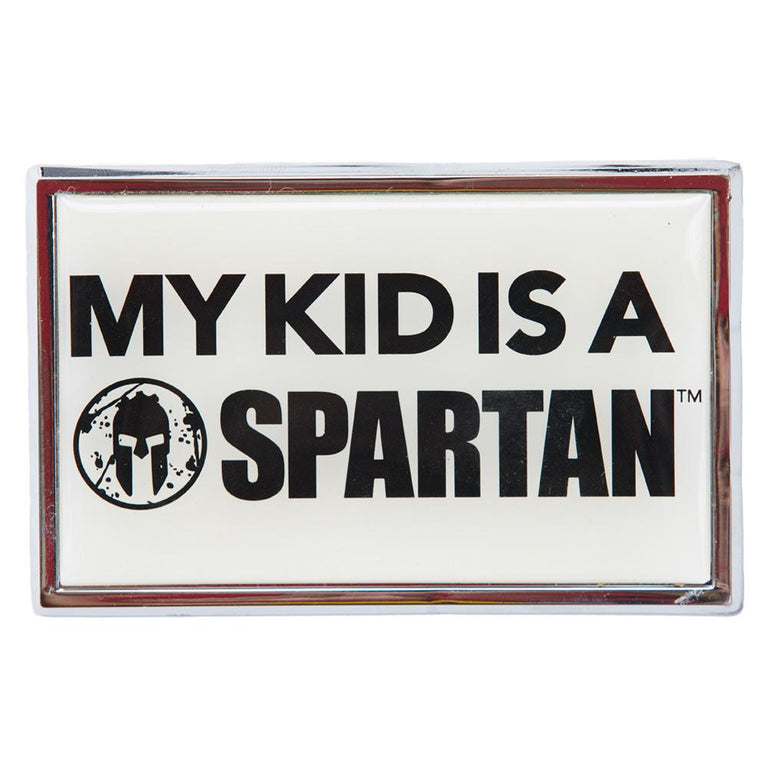 Spartan Race Shop SPARTAN My Kid Is A Spartan Trunk Badge
