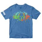 Spartan Race Shop SPARTAN Splatter Tee - Kids Blue S