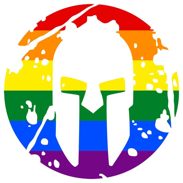Spartan Race Shop SPARTAN Pride Vinyl Sticker