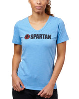 SPARTAN Classic Logo Tri-Blend V-neck Tee main image