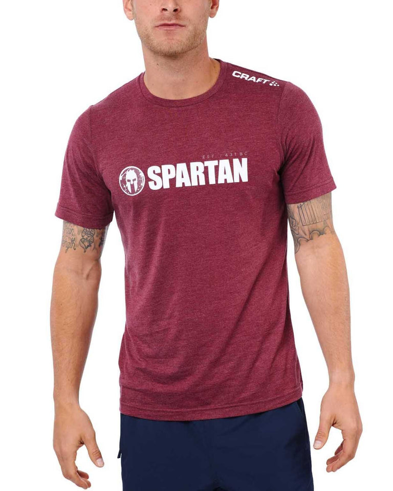 CRAFT SPARTAN By CRAFT Classic Logo SS Tee - Men's Rio S