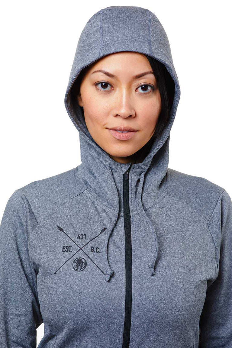 SPARTAN Performance Fleece Full Zip Hoodie - Women's