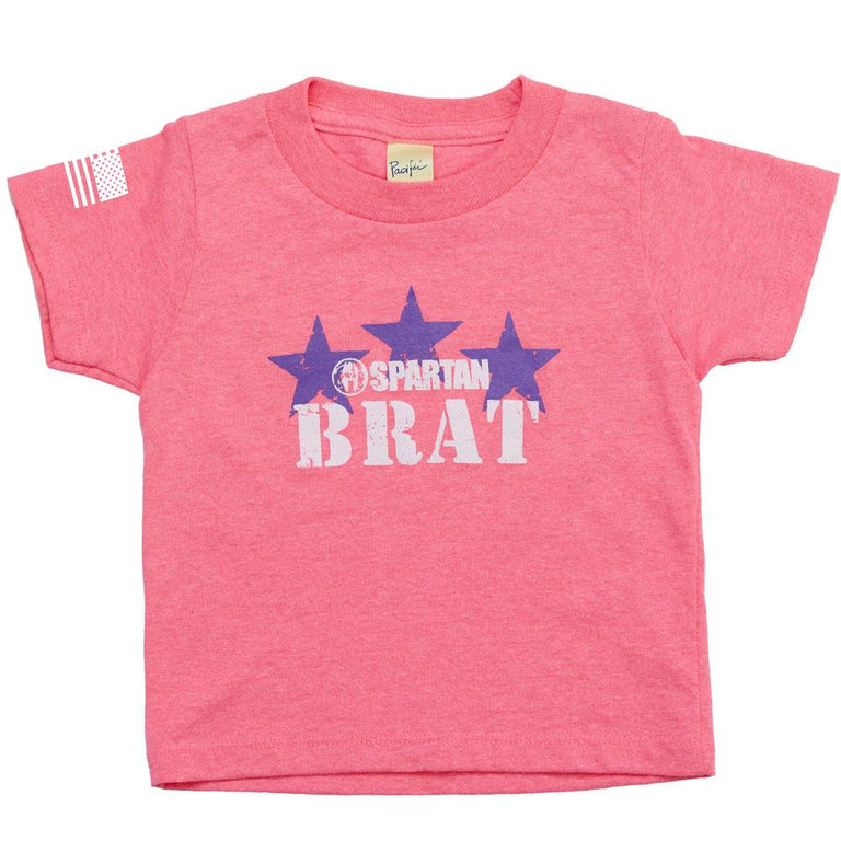 Spartan Race Shop SPARTAN BRAT Tee - Toddler Pink 2T