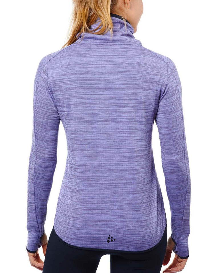 SPARTAN by CRAFT Sweep Grid Turtleneck Top