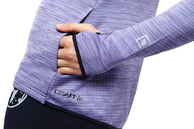 SPARTAN by CRAFT Sweep Grid Turtleneck Top