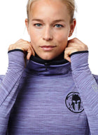 SPARTAN by CRAFT Sweep Grid Turtleneck Top
